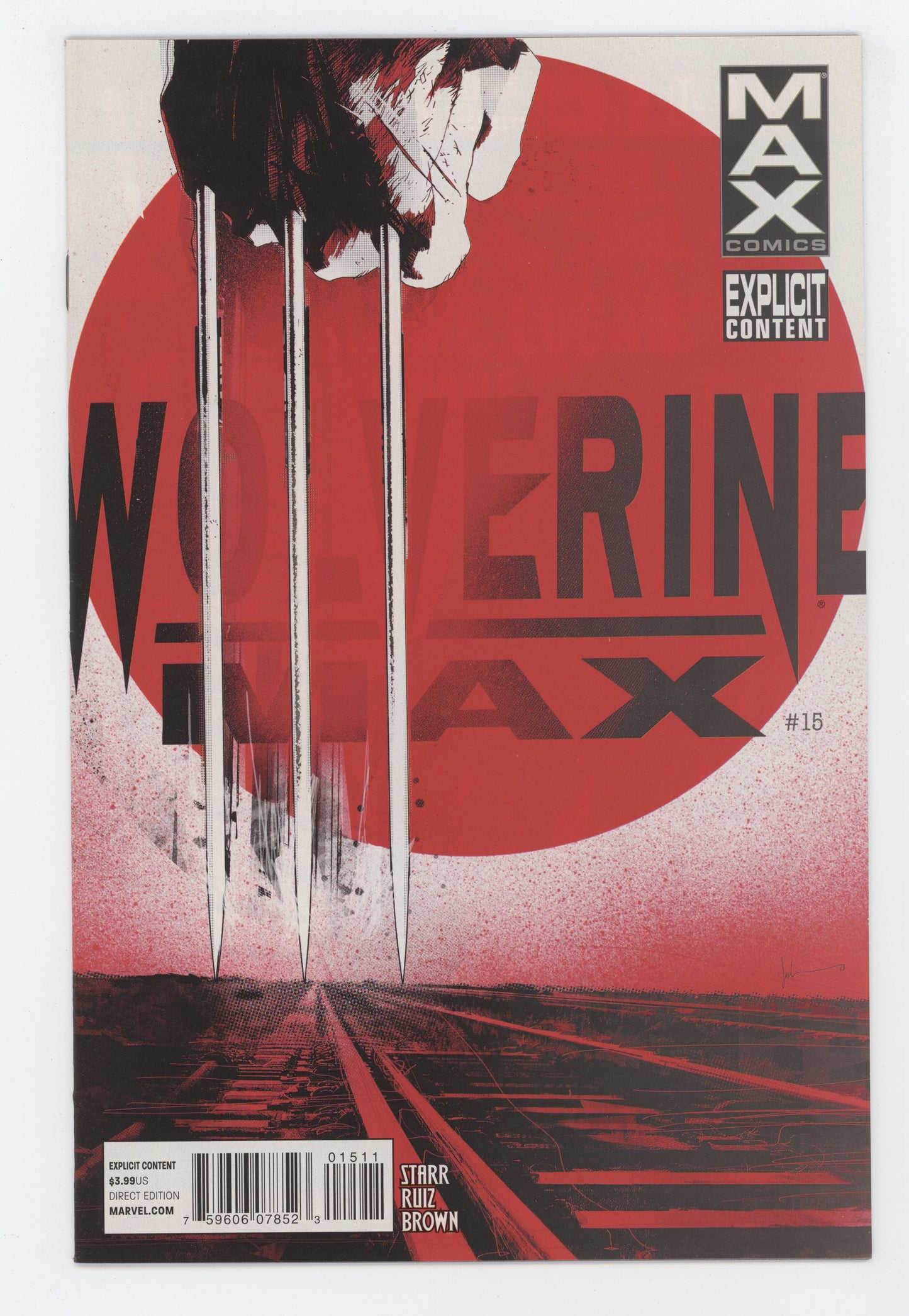 WOLVERINE MAX #15 MARVEL 2014 (MR) Jock Jason Starr