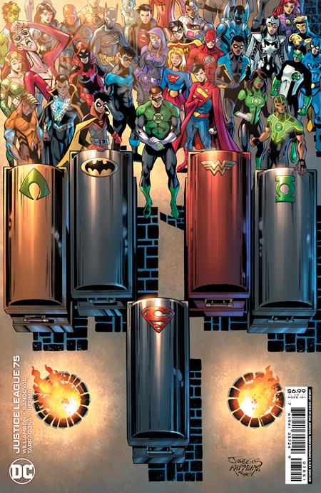Justice League #75 D Dan Jurgens & Norm Rapmund Card Stock Variant (04/19/2022) Dc