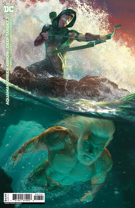 Aquaman Green Arrow Deep Target #7 (Of 7) B Rahzzah Card Stock Variant (04/26/2022) Dc