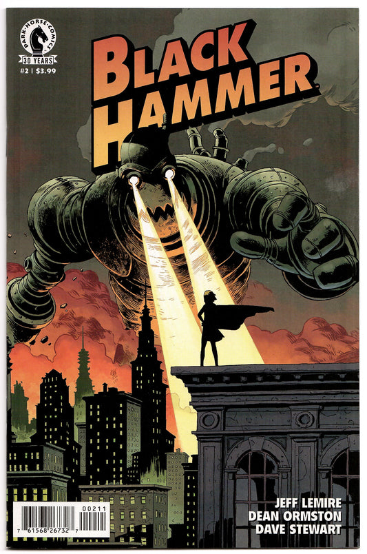 BLACK HAMMER #2 A Dark Horse 2016 Dean Ormston Jeff Lemire