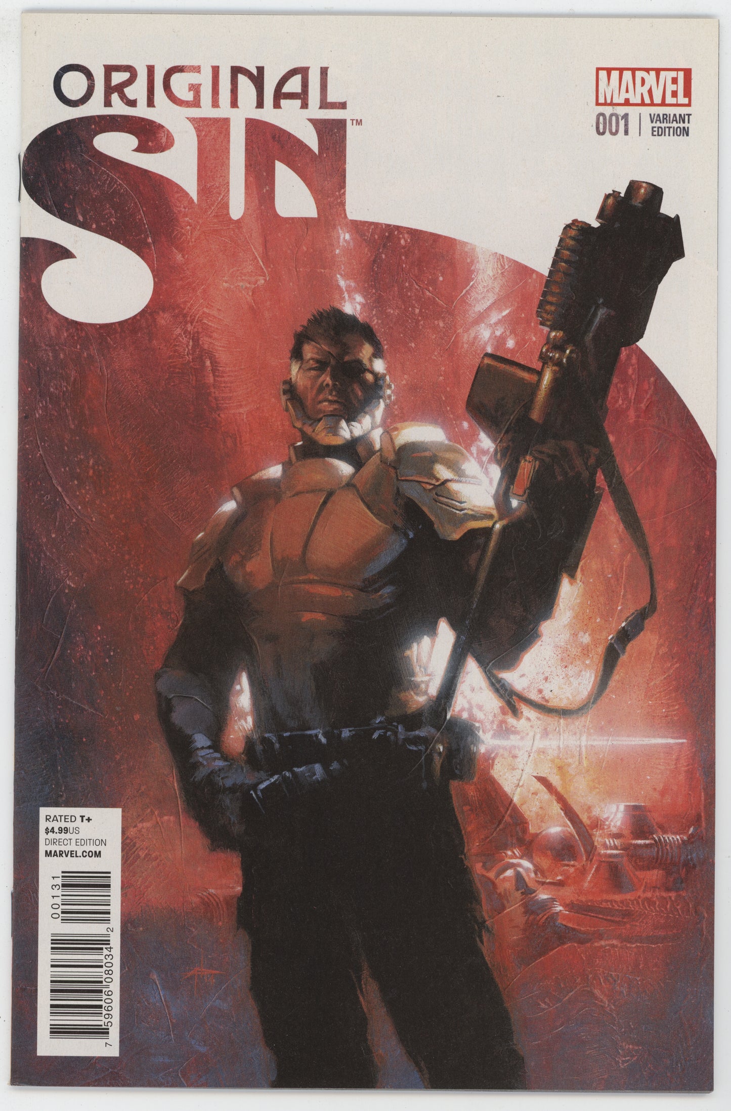 Original Sin 1 Marvel 2014 NM 1:50 Gabriele Dell'Otto Variant Nick Fury