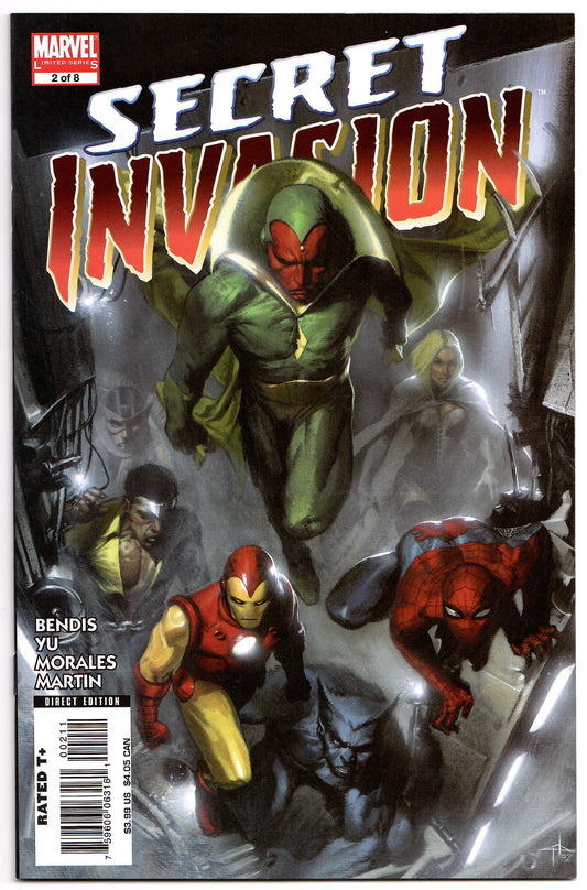 Secret Invasion #2 A (Of 8) Marvel 2008 Gabriele Dell'Otto Brian Michael Bendis