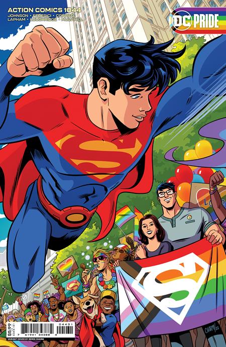 Superman Action Comics #1044 C Derek Charm Pride Month Card Stock Variant (07/06/2022) Dc
