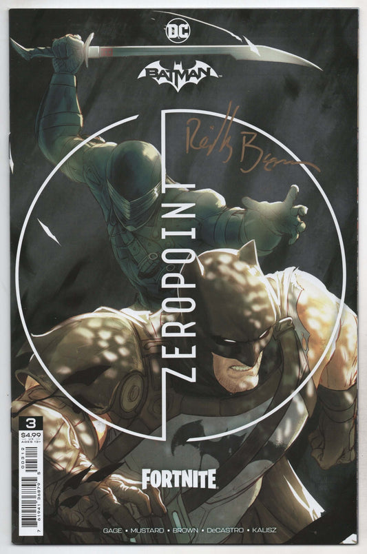 Batman Fortnite Zero Point #3 2nd Print Mikel Janin Variant Snake Eyes GI Joe SIGNED Reilly Brown (06/22/2021) Dc