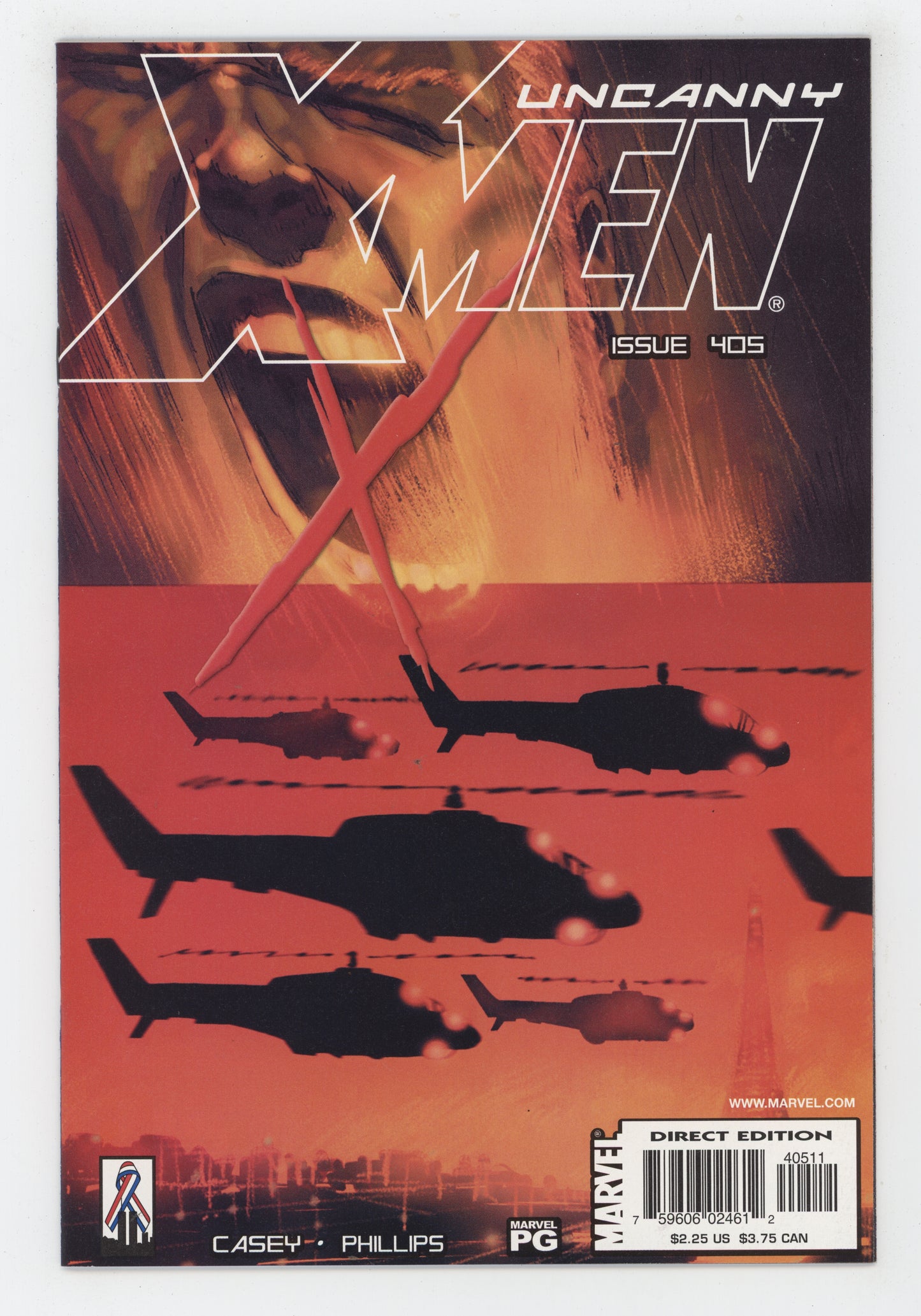 Uncanny X-Men 405 Marvel 2002 Sean Phillips