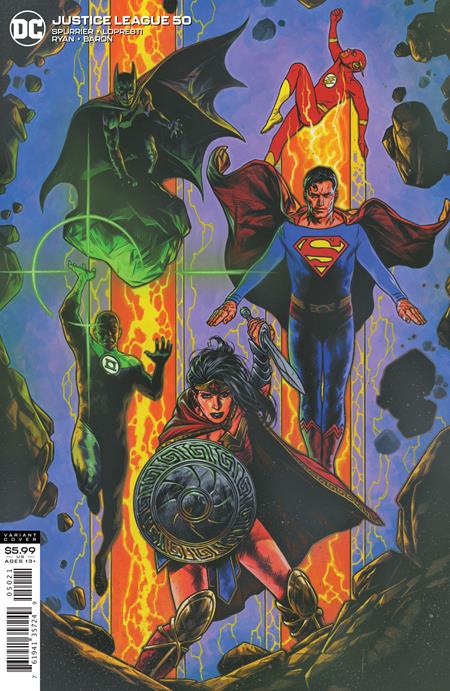 Justice League #50 B Travis Charest Variant (08/05/2020) DC