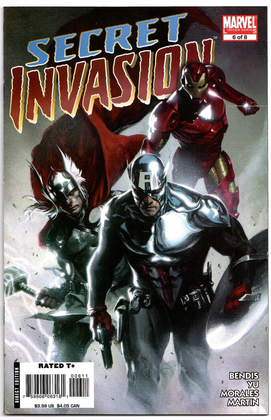 Secret Invasion #6 A (Of 8) Marvel 2008 Gabriele Dell'Otto Brian Michael Bendis