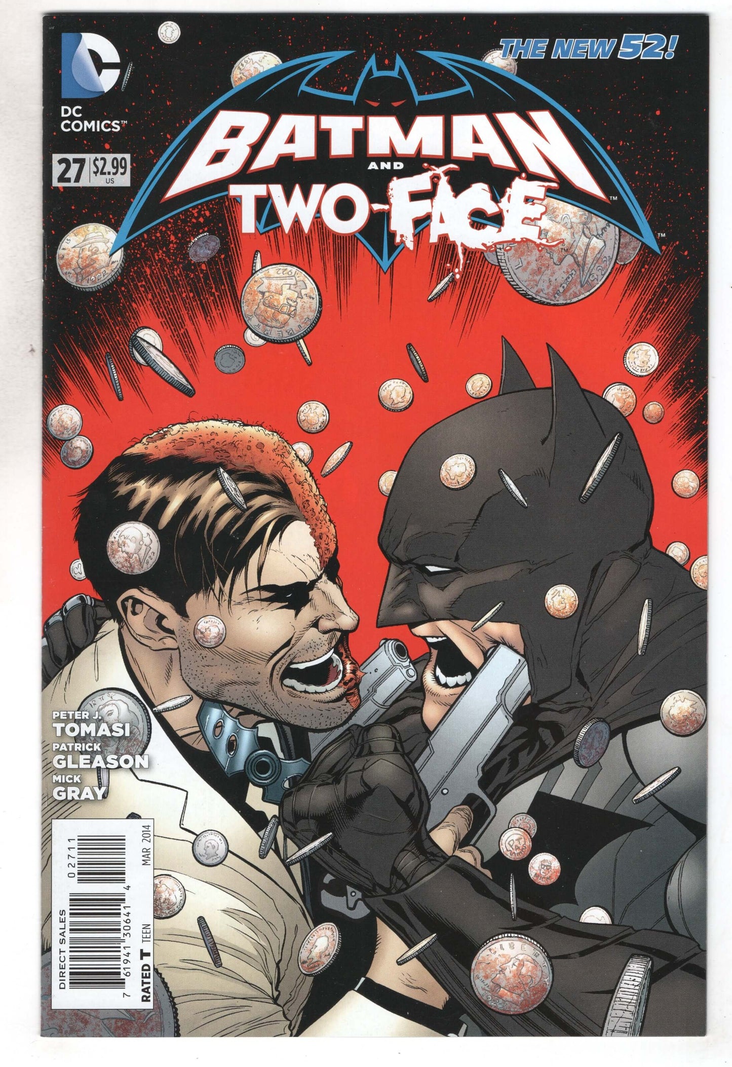 Batman and Robin #27 DC 2011 NM New 52 Two Face