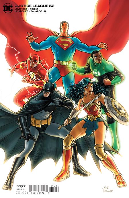 Justice League #52 B Nick Derington Variant (09/01/2020) DC