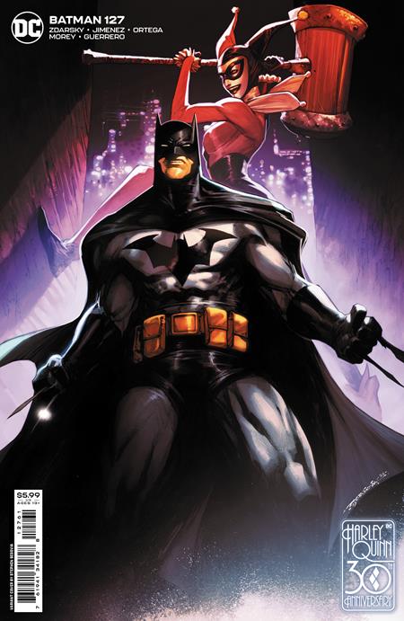 Batman #127 D Stephen Segovia Harley Quinn 30Th Anniversary Card Stock Variant (09/06/2022) Dc
