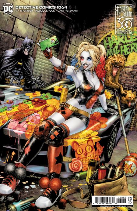 Batman Detective Comics #1064 C Jay Anacleto Harley Quinn 30Th Anniversary Card Stock Variant (09/27/2022) Dc