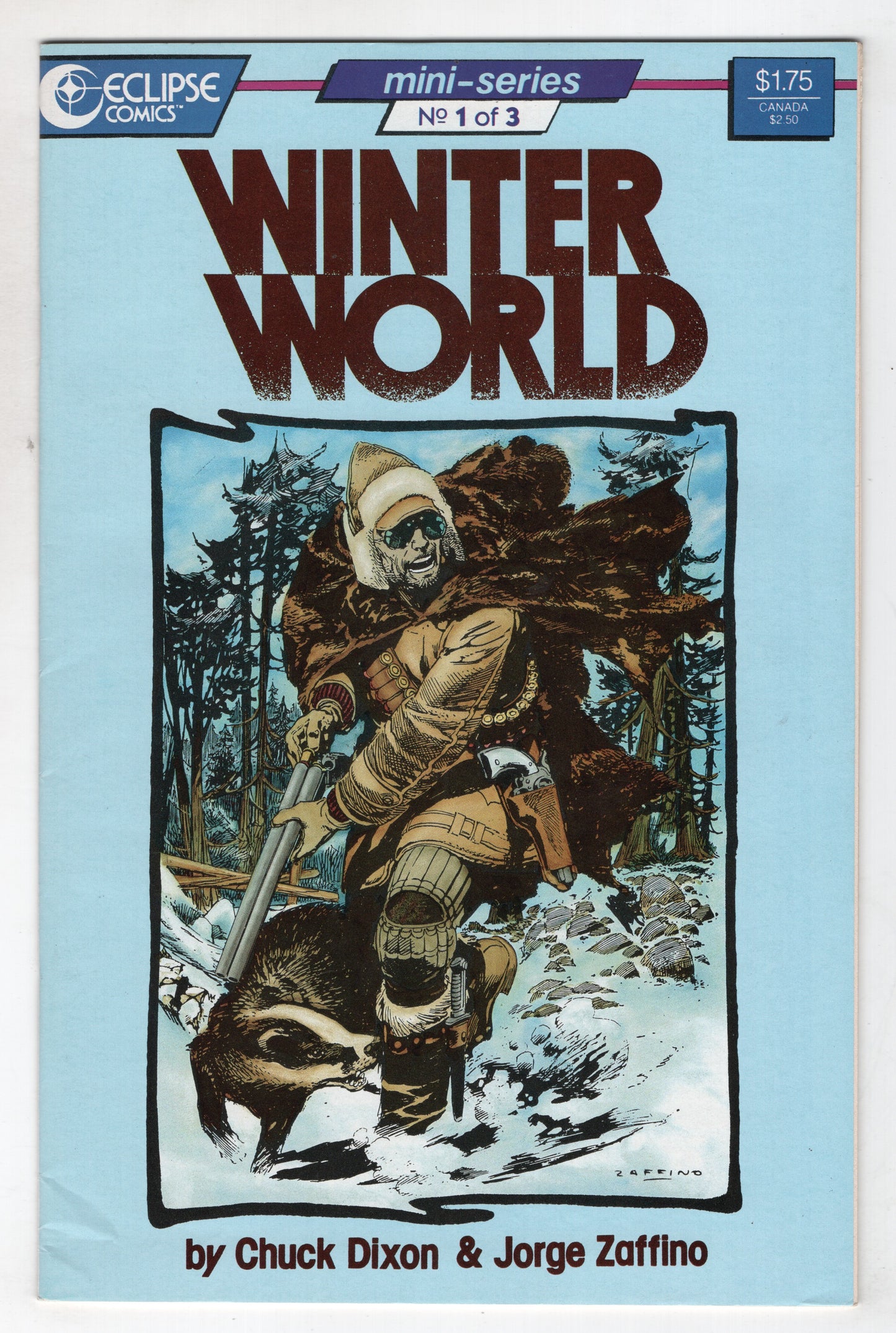 Winterworld 1 Eclipse 1987 FN VF Chuck Dixon