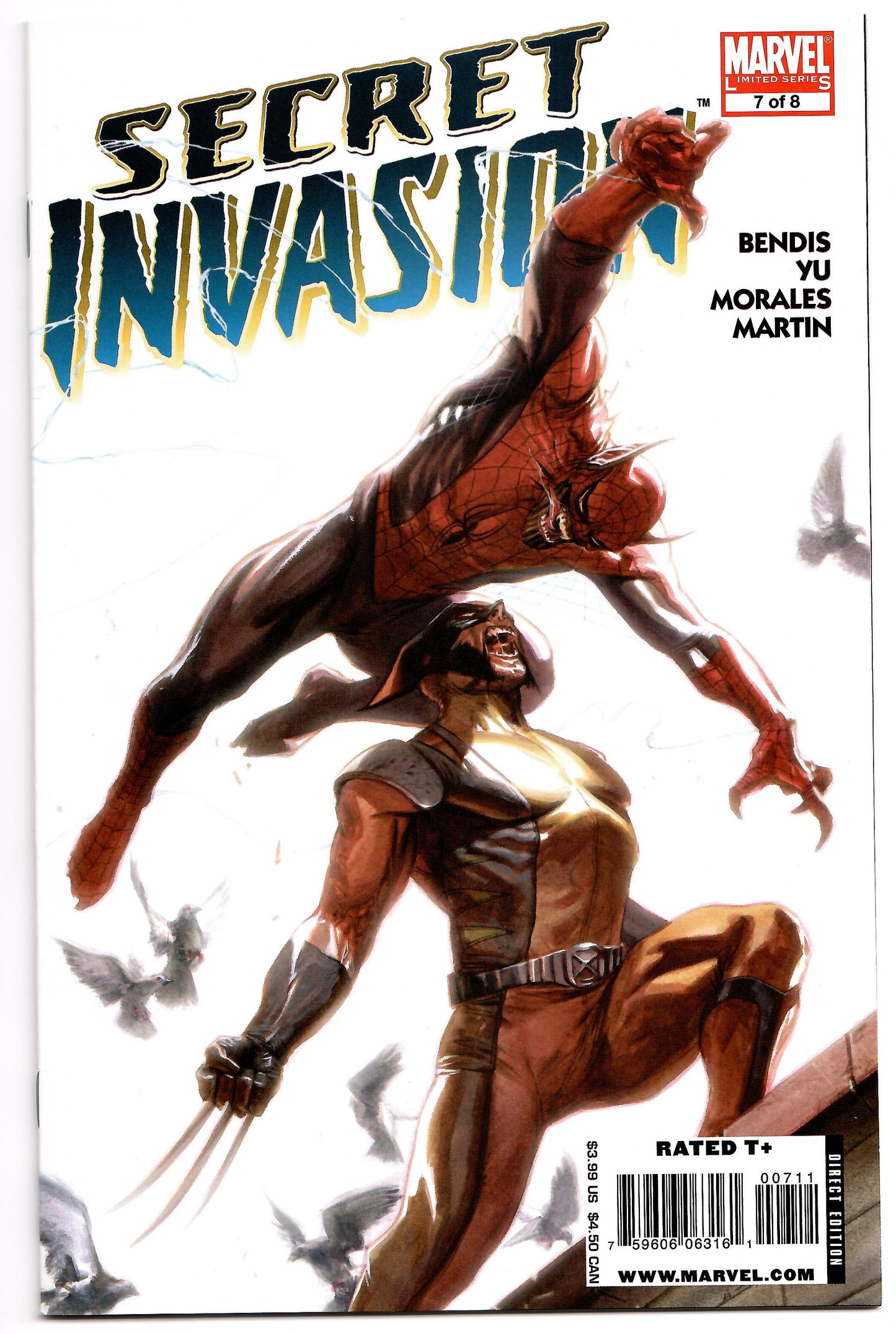 Secret Invasion #7 A (Of 8) Marvel 2008 Gabriele Dell'Otto Brian Michael Bendis