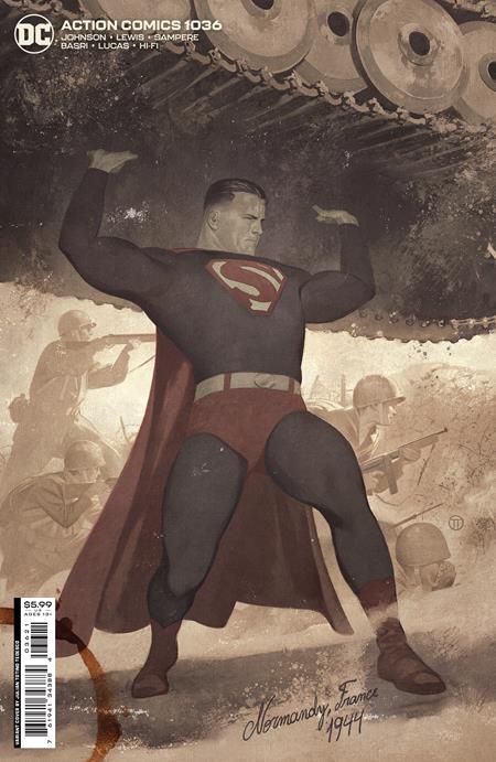 Superman Action Comics #1036 B Julian Totino Tedesco Card Stock Variant (10/26/2021) Dc