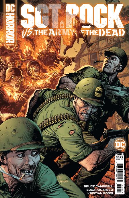 Dc Horror Presents Sgt Rock Vs The Army Of The Dead #2 (Of 6) A Gary Frank Bruce Campbell (Mr) (10/25/2022) Dc