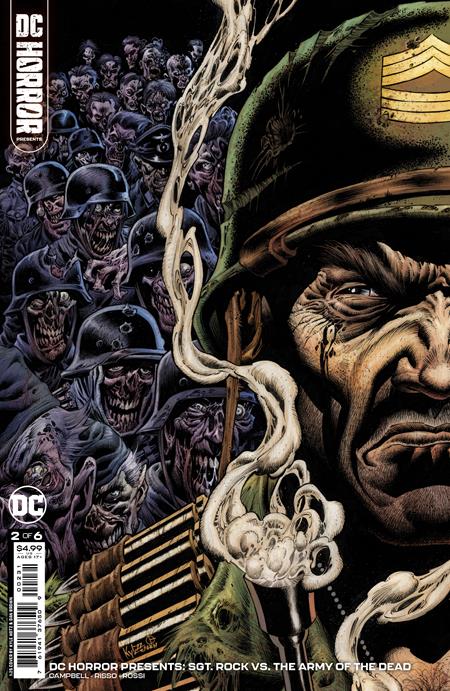 Dc Horror Presents Sgt Rock Vs The Army Of The Dead #2 (Of 6) C 1:25 Kyle Hotz Card Stock Variant (10/25/2022) Dc