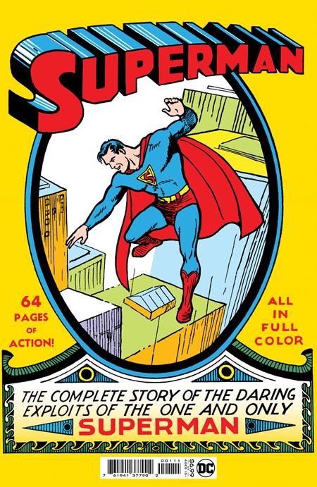 Superman #1 Facsimile Edition Joe Shuster Jerry Siegel (2022) (10/04/2022) Dc