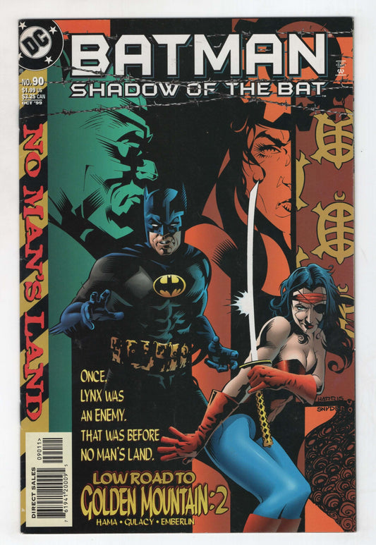 Batman Shadow Of The Bat 90 DC 1999 VF No Mans Land Tony Harris