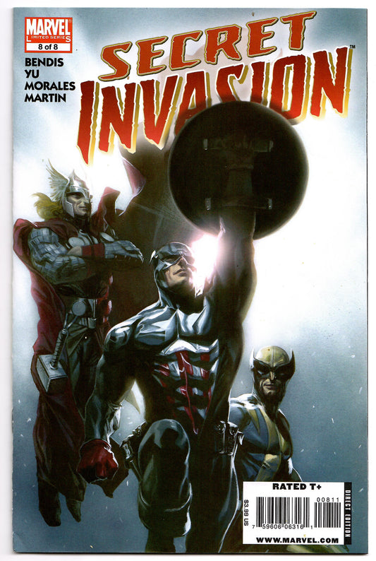 Secret Invasion #8 A (Of 8) Marvel 2008 Gabriele Dell'Otto Brian Michael Bendis