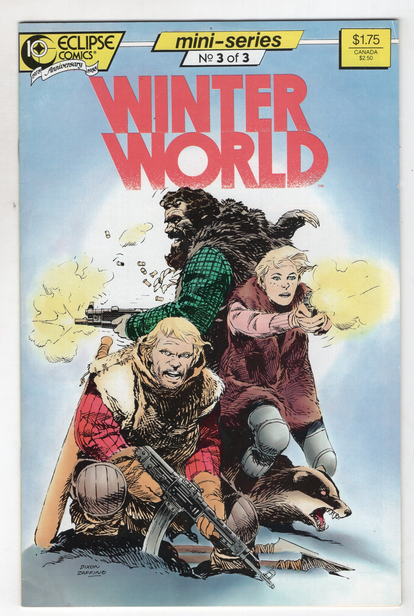 Winterworld 3 Eclipse 1988 VF Chuck Dixon