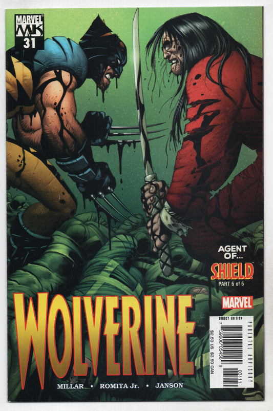Wolverine 31 2nd Series Marvel 2005 NM Enemy Of The State Mark Millar