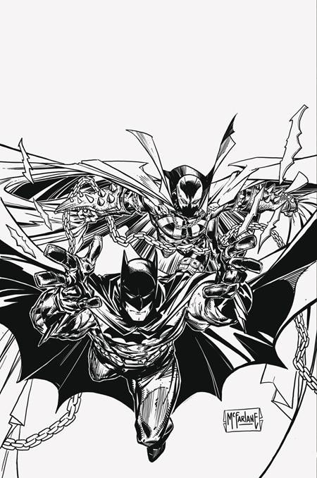 Batman Spawn #1 (One Shot) O 1:250 Todd Mcfarlane Inked Variant (12/13/2022) Dc