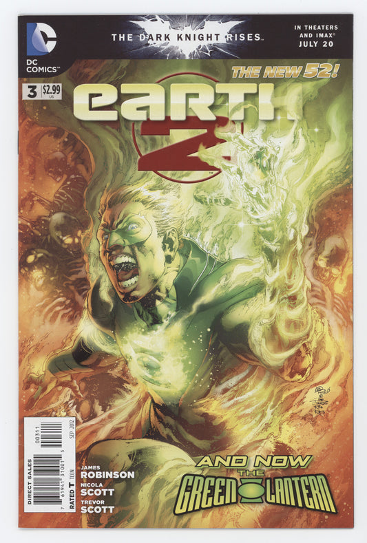 Earth 2 #3 A DC 2012 Ivan Reis James Robinson New 52 Green Lantern