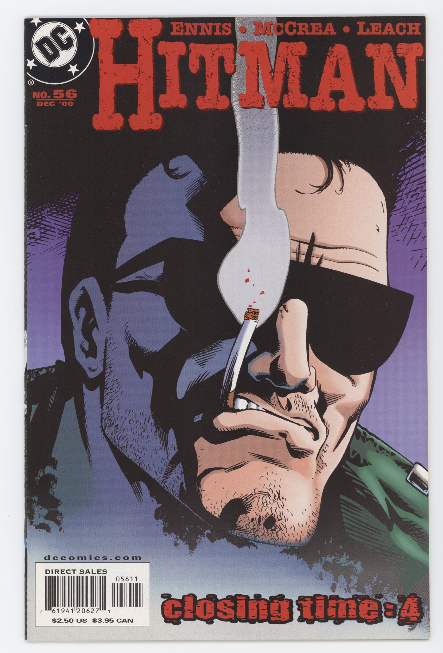 Hitman 56 DC 2000 NM Garth Ennis John McCrea