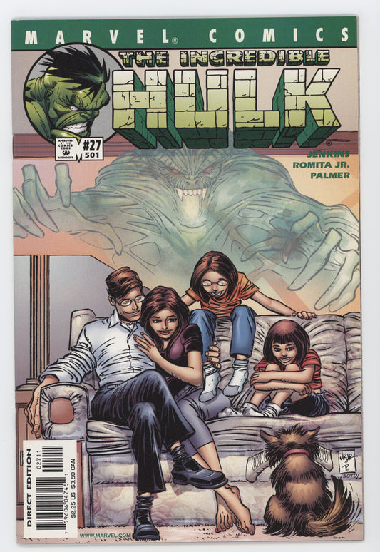Incredible Hulk 27 2nd Series Marvel 2001 NM John Romita Paul Jenkins