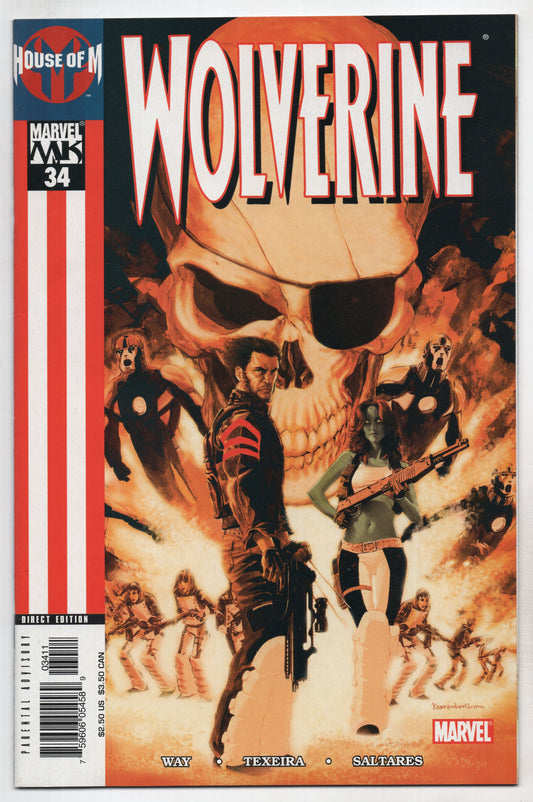 Wolverine 34 2nd Series Marvel 2005 NM House Of M X-Men Mystique
