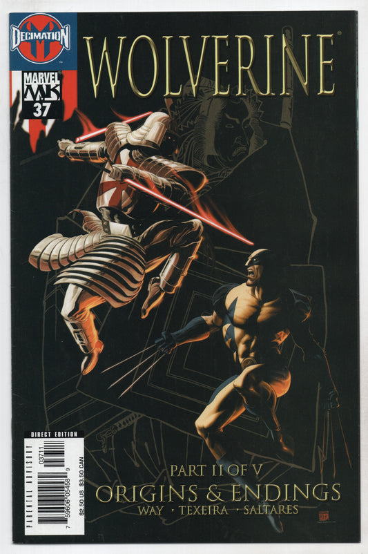 Wolverine 37 2nd Series Marvel 2006 NM- Origins Endings Decimation