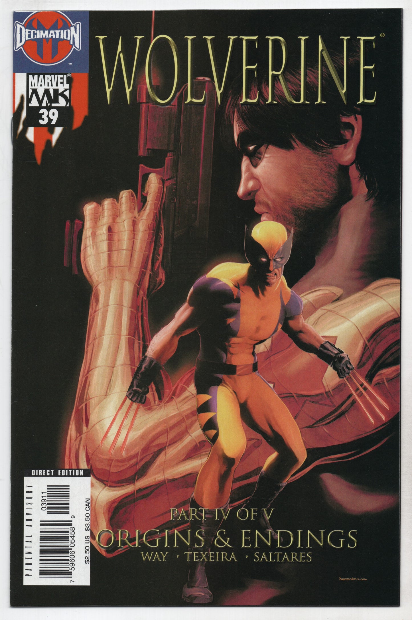Wolverine 39 2nd Series Marvel 2006 NM Origins Endings Decimation
