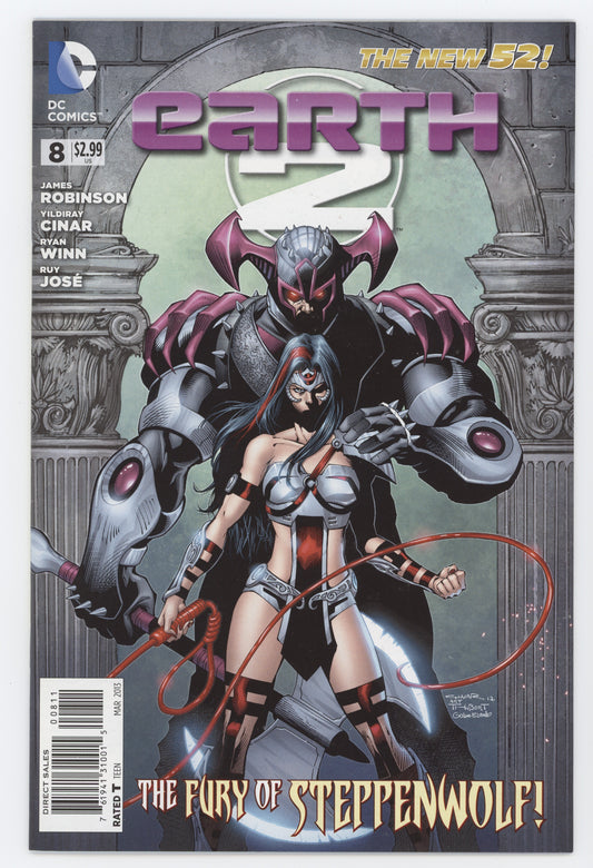 Earth 2 #8 A DC 2013 Yildiary Cinar James Robinson New 52 Steppenwolf