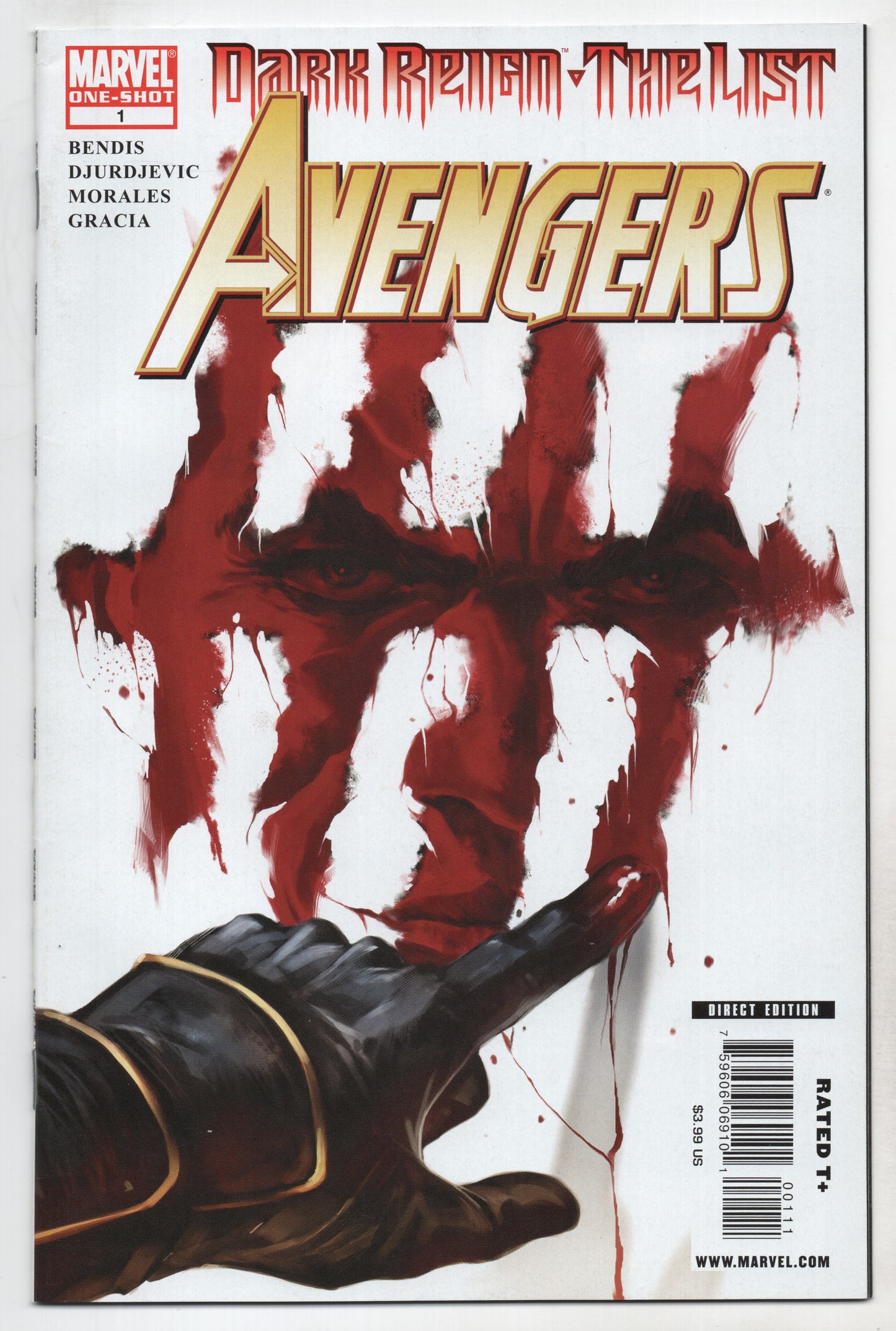 Dark Reign The List Avengers 1 A Marvel 2009 Marko Djurdjevic