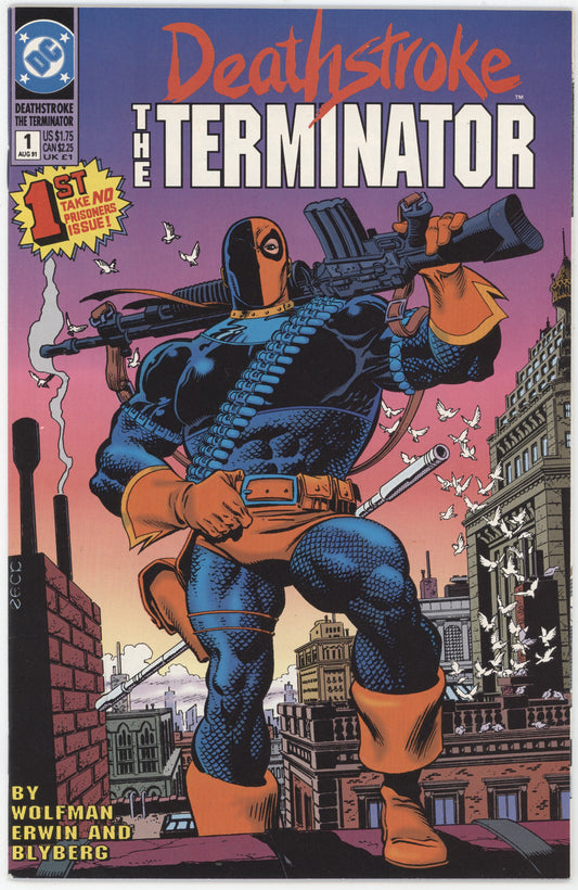 Deathstroke The Terminator 1 DC 1991 NM Mike Zeck Marv Wolfman