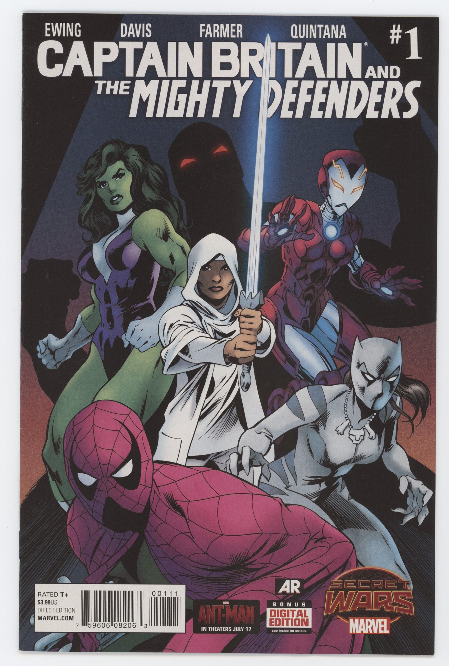 Captain Britain And Mighty Defenders #1 A (Of 2) Marvel 2015 Alan Davis Al Ewing Secret Wars