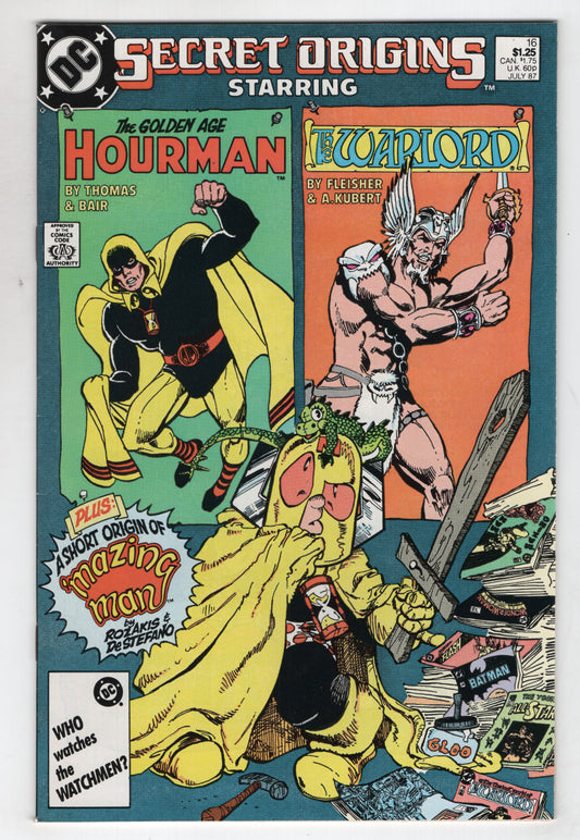 Secret Origins 16 2nd Series DC 1987 NM Golden Age Hourman Warlord