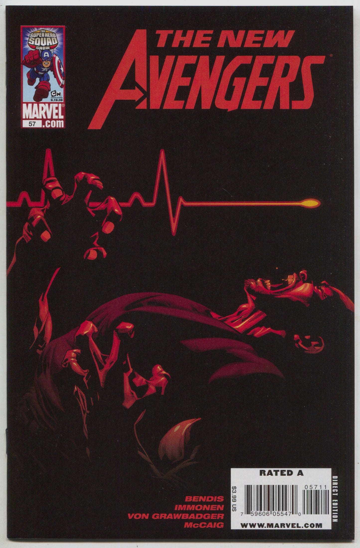 New Avengers 57 A Marvel 2009 NM Stuart Immonen Luke Cage