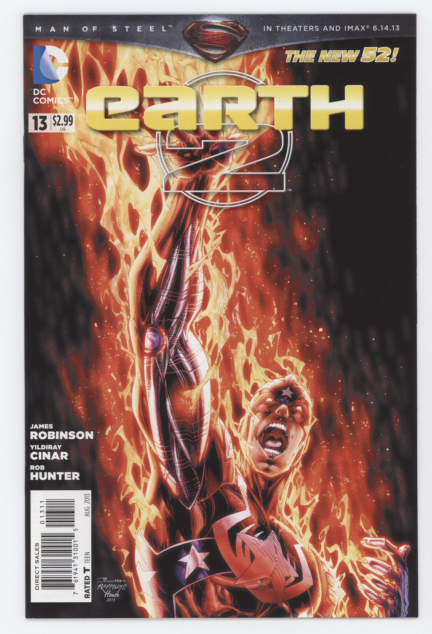 Earth 2 #13 DC 2013 Brett Booth James Robinson New 52