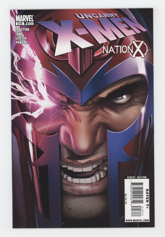 Uncanny X-Men 516 Marvel 2009 NM Greg Land Magneto - Golden Apple Comics