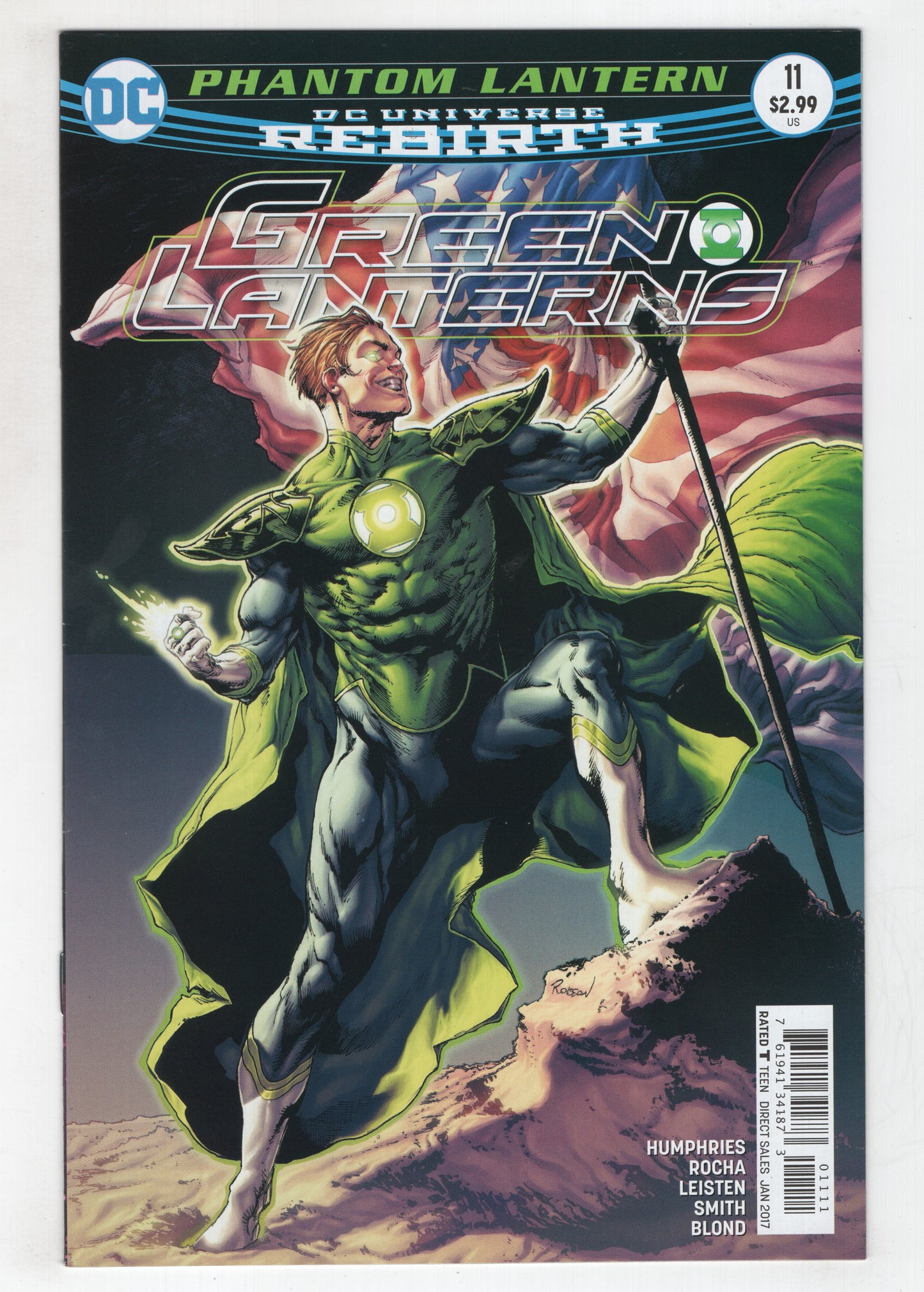 Green Lanterns 11 A DC 2017 NM Rebirth Ethan Van Sciver