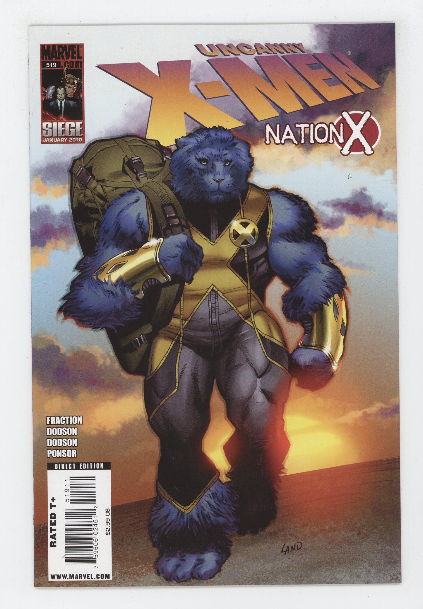Uncanny X-Men 519 Marvel 2010 Terry Dodson