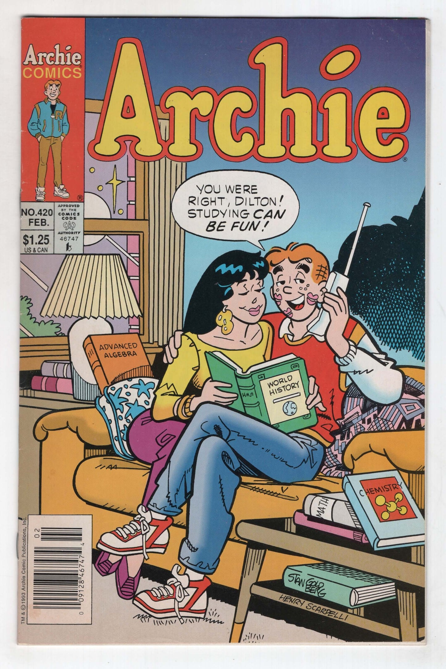Archie 420 1994 VF Stan Goldberg Veronica Kiss Newsstand