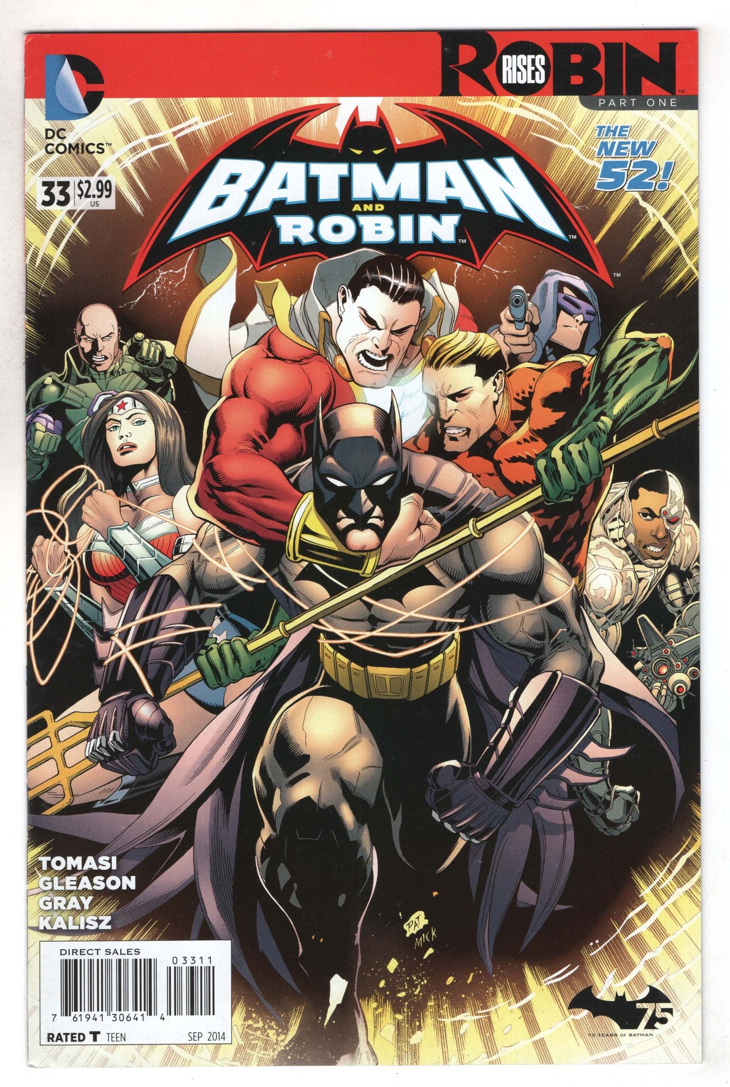 Batman and Robin #33 DC 2011 NM New 52 Justice League
