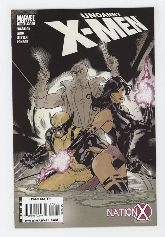 Uncanny X-Men 520 Marvel 2010 NM Terry Dodson Wolverine Psylocke Fantomex - Golden Apple Comics