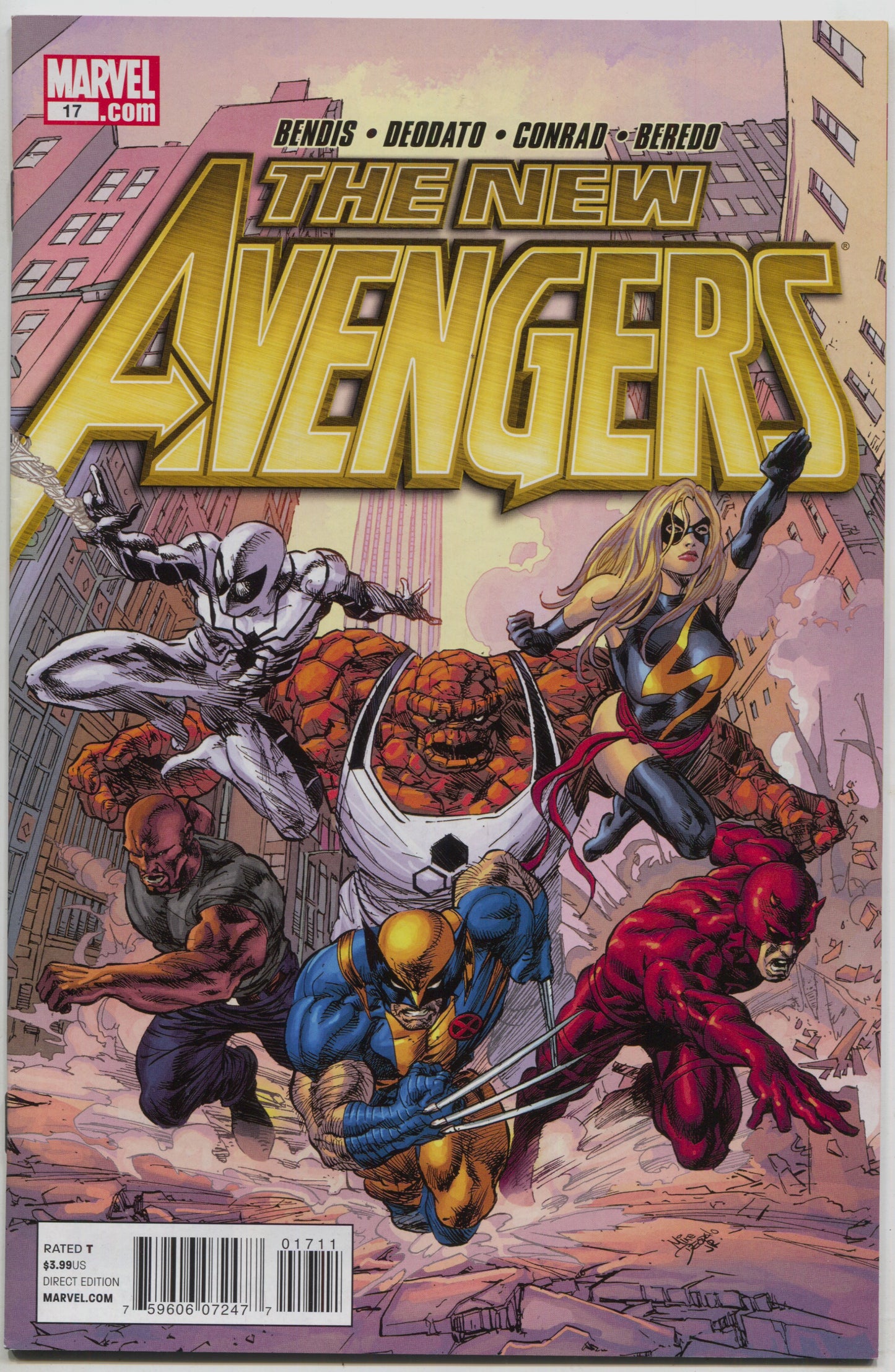 New Avengers 17 A 2nd Series Marvel 2011 NM MIKE DEODATO