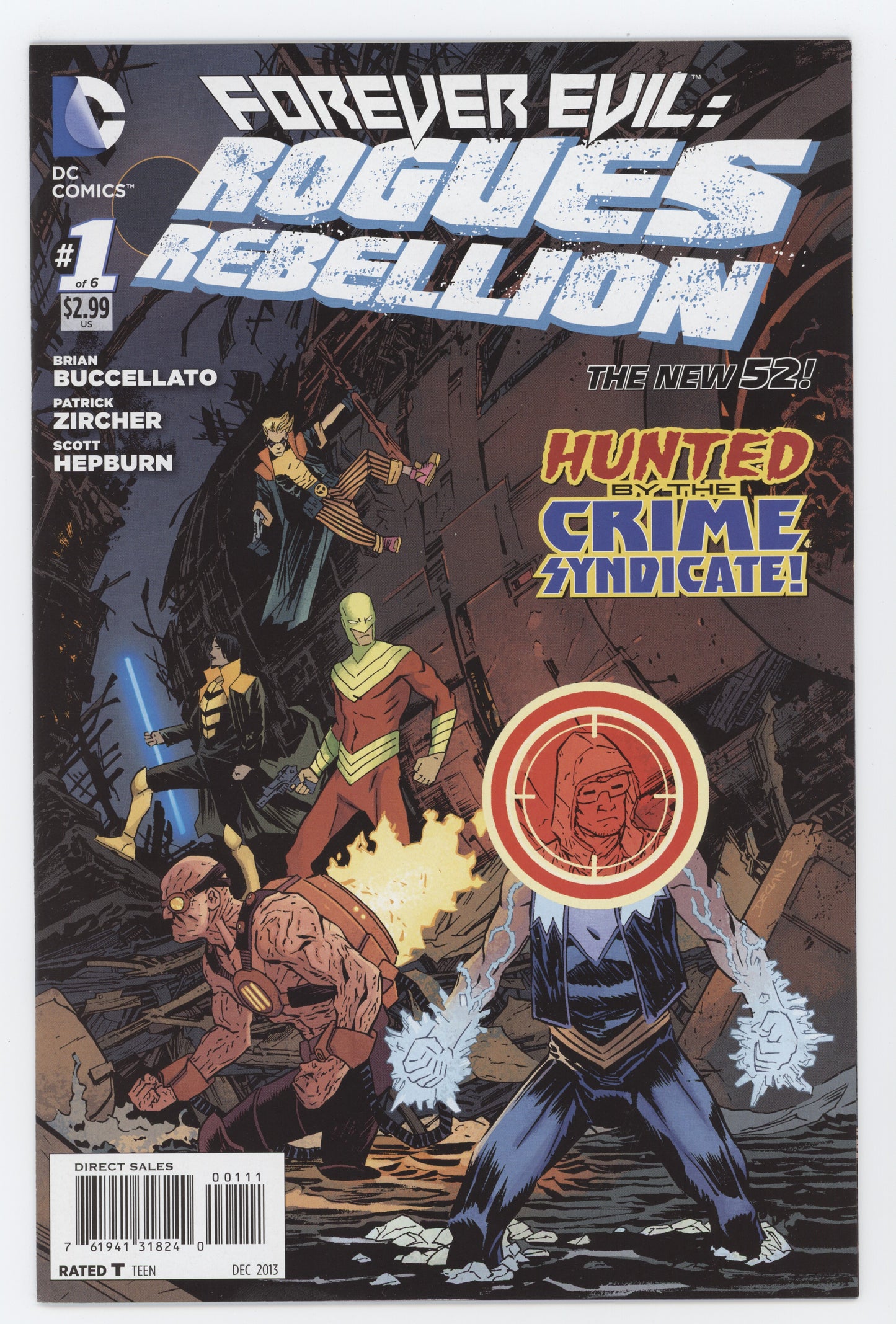 Forever Evil Rogues Rebellion #1 A (Of 6) DC 2013 Declan Shalvey Brian Buccellato New 52
