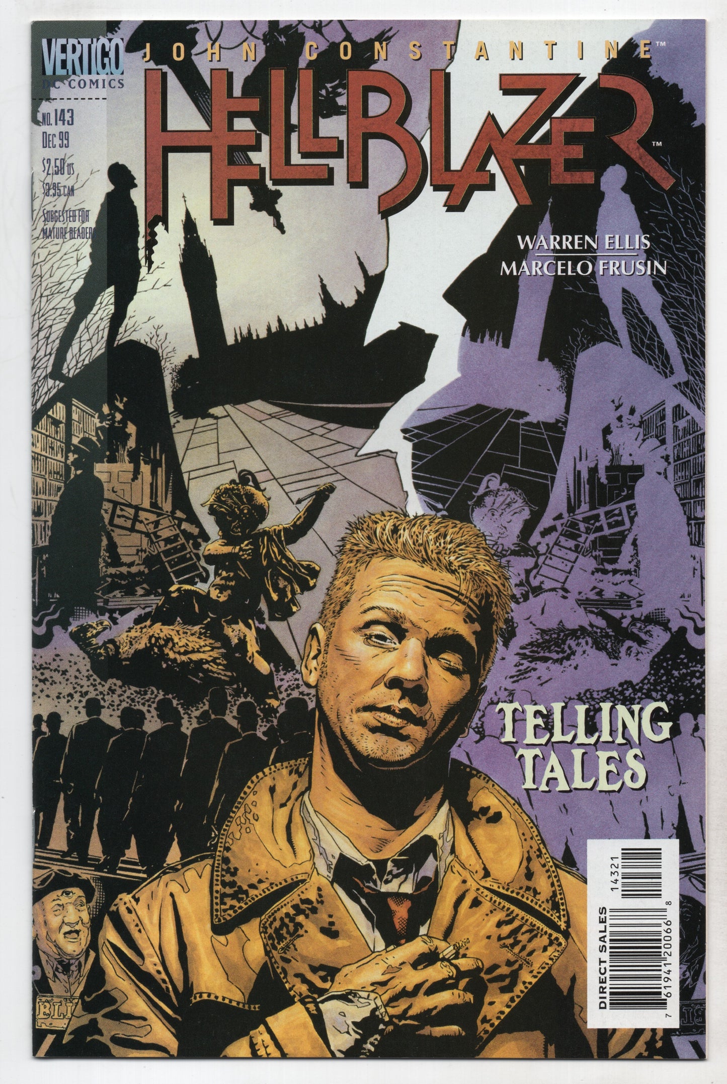 Hellblazer 143 DC Vertigo 1999 NM John Constantine Warren Ellis Tim Bradstreet