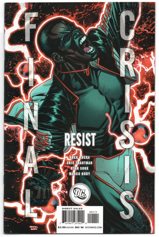 Final Crisis Resist 1 B DC 2008 NM Ryan Sook Variant