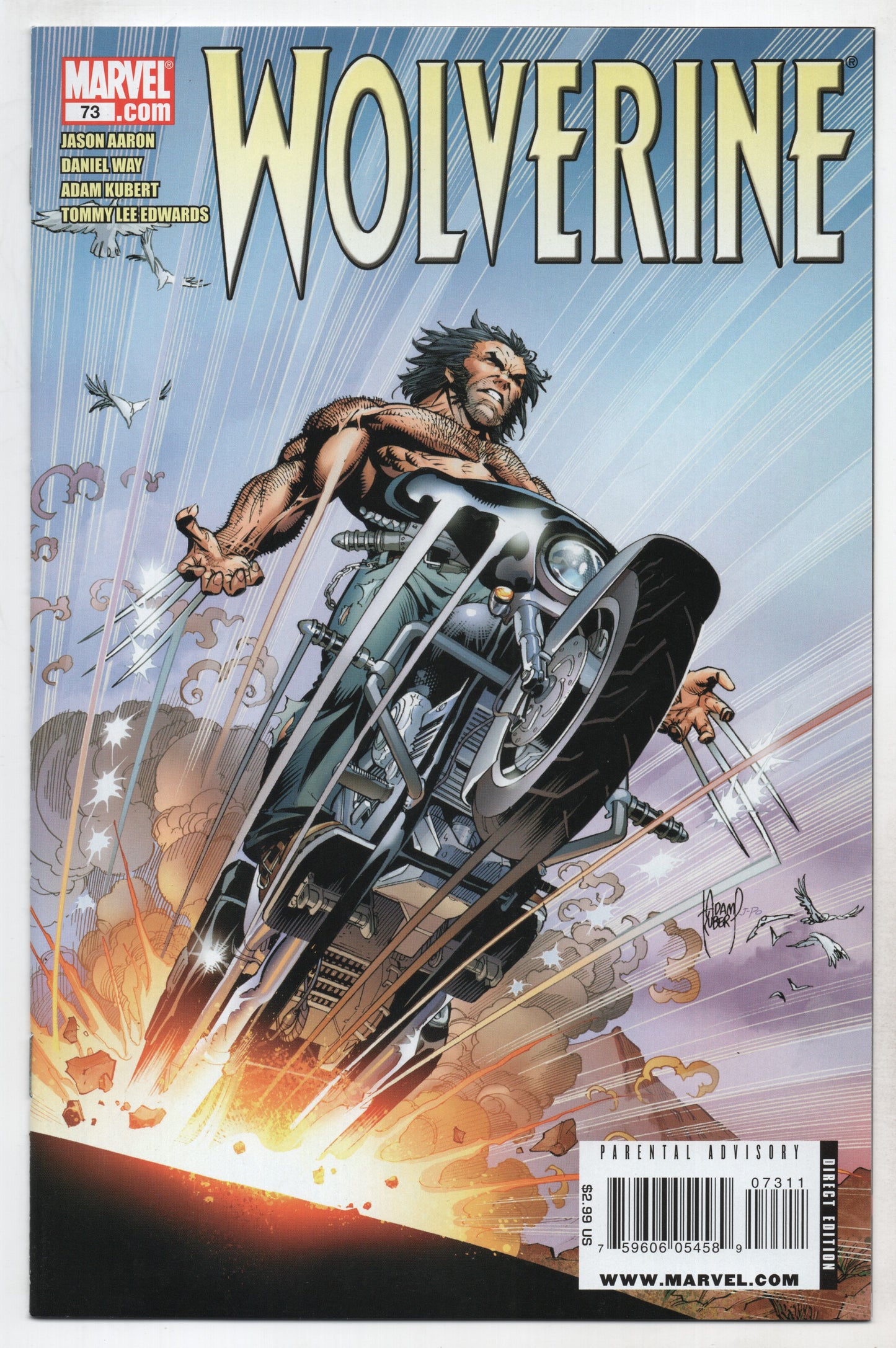 Wolverine 73 A 2nd Series Marvel 2008 NM- Adam Kubert Jason Aaron